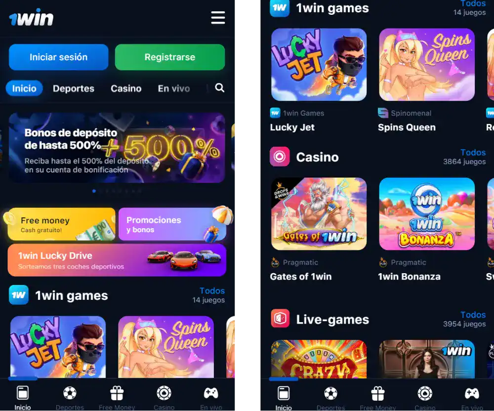 1win casino app